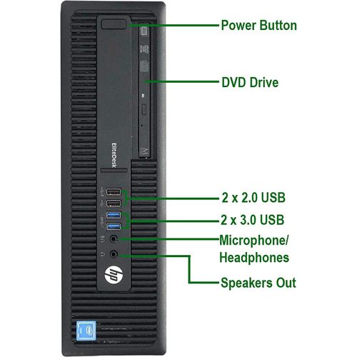 Hp Elitedesk 705 SFF ,AMD Ryzen Quad Core ,8GB RAM,950GB SSD, Win 11 & MS Office 2016