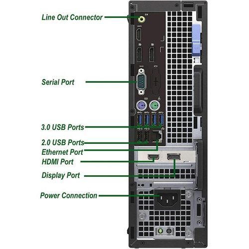DELL OptiPlex 7040 SFF – Core I5 6500 3.2 GHz VPro 8GB RAM 1TB SSD, Win 11 & MS Office 2019