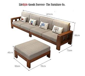 Minimalist L-shaped long sofa