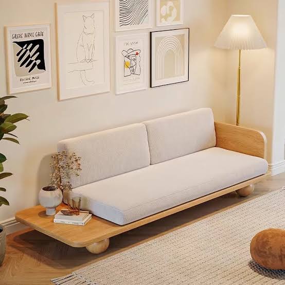 Japanese minimalist sofa.