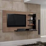 Minimalist-styled modernist Japanese TV wall console