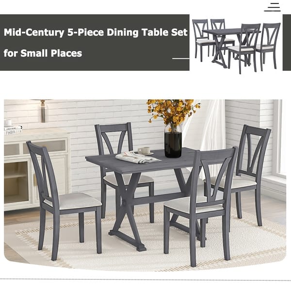 Mid-century 5 piece dining set