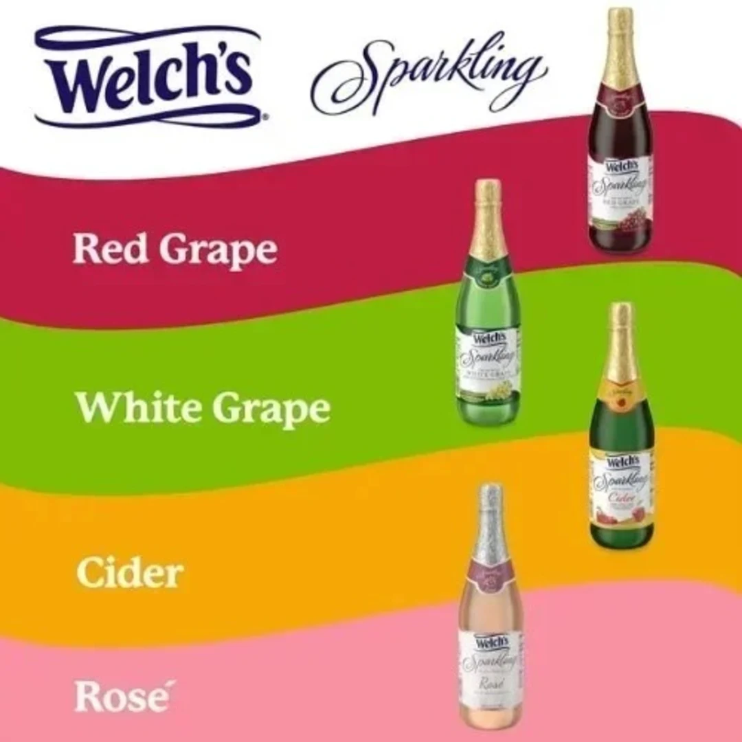 Welch Sparkling Cocktail Variety Pack – 750ml – 12 Bottles