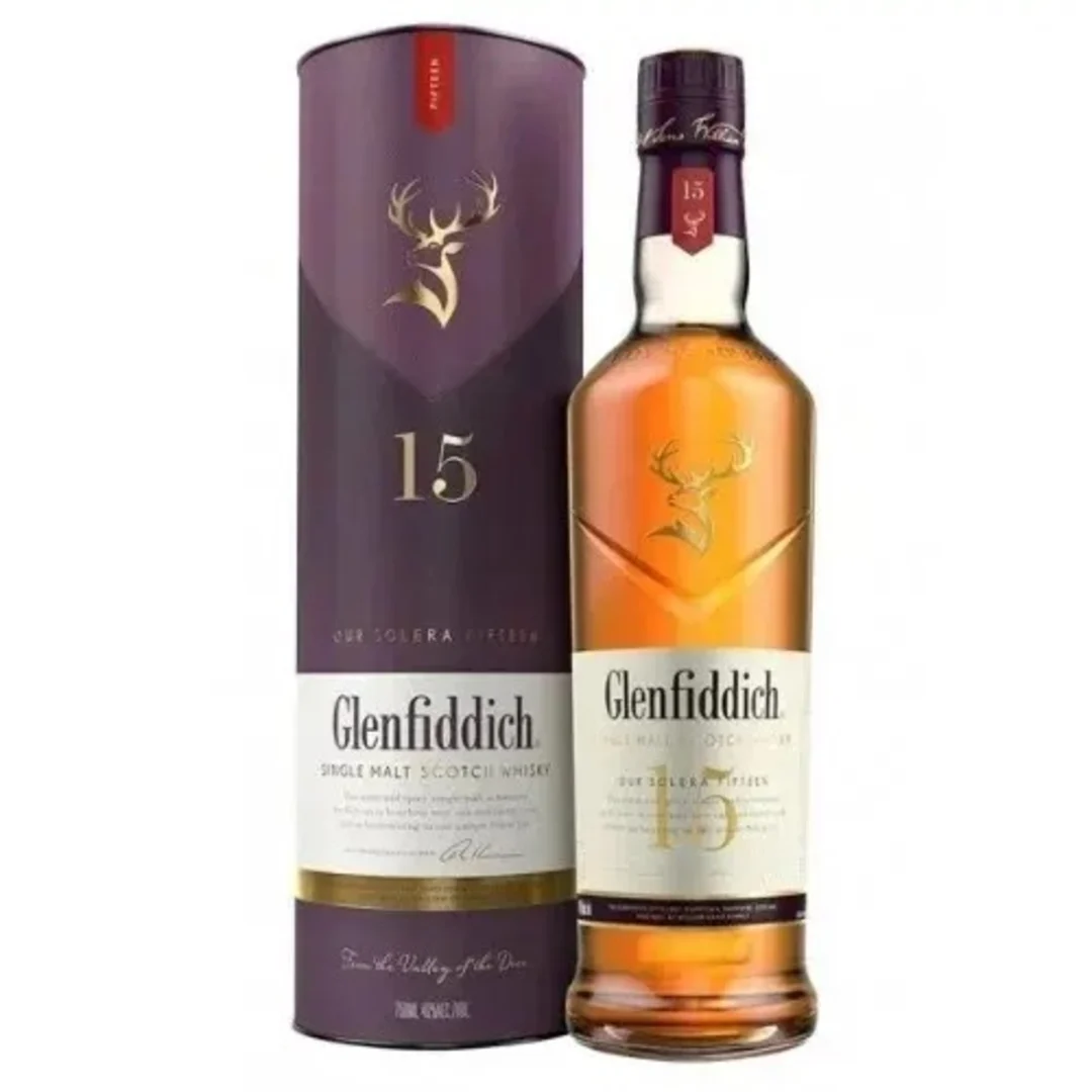 Glenfiddich Scotch Whisky – 15 Years Old 750ml – Single Bottle