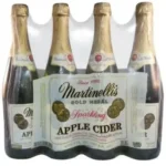 Martinelli’s Sparkling Apple Cider – 100% Juice – 750ml – 12 Bottles