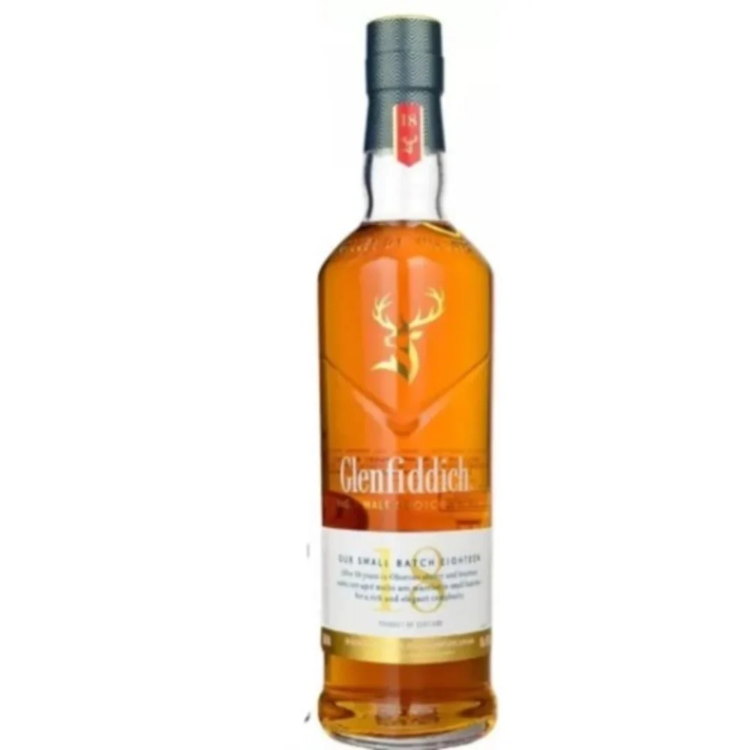 Glenfiddich 18 Year Old Single Malt Whisky – 70cl – 40%