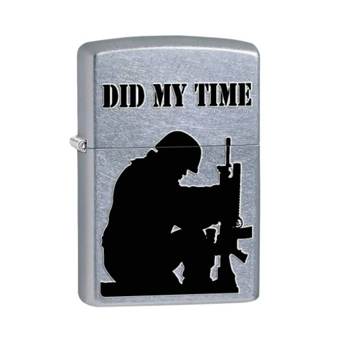 Zippo Did My Time Military Soldier Zippo Lighter