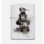 Zippo 86656 Spazuk Monkey On White Background Lighter