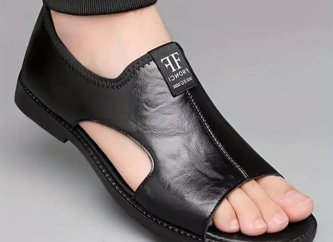 Male trendy sandal.