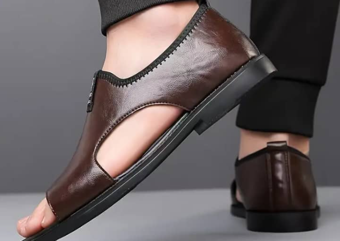 Male trendy sandal.