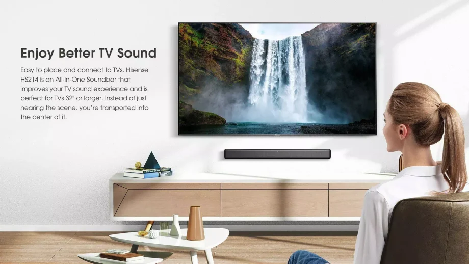 Hisense Soundbar 80W 2.1CH (HS214)