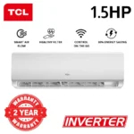 TCL 1.5HP FRESH-IN- AI ENERGY SAVER Inverter Split Air Conditioner TAC-12CSD/FCIX With Kit