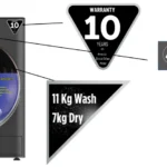 11Kg Washer + 7Kg Dryer Intelli Inverter Series Washer SFWD117INVME