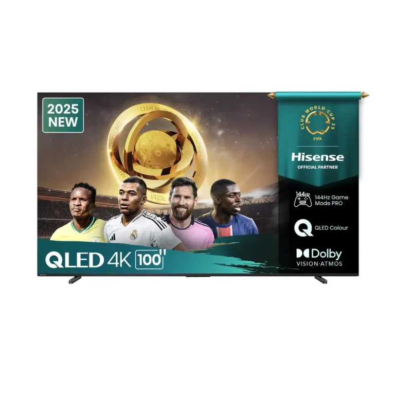 Hisense TV QLED 100 Inch Q7Q 4K Smart 144Hz VRR QLED Gaming TV