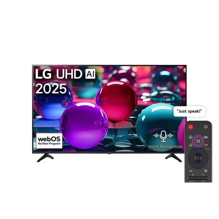 LG TV UHD 75 Inch UA85 4K Smart AI Magic Remote webOS25 2025