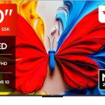 TCL 50 Inch Google QLED, HDR, Slim Design, Multiple Viewing Mode, 50S5K