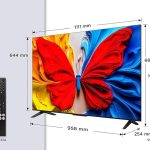 TCL 50 Inch Google QLED, HDR, Slim Design, Multiple Viewing Mode, 50S5K