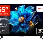 TCL 55 INCHES QLED 4K Ultra HD HDR Google TV 55P7K