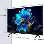 TCL 55 INCHES QLED 4K Ultra HD HDR Google TV 55P7K