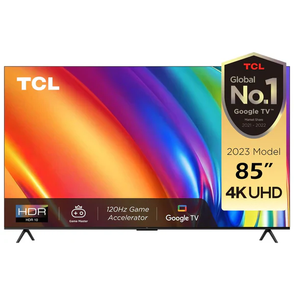 TCL 85 INCH 4K Smart Tv ULTRA HD GOOGLE TV 85P745
