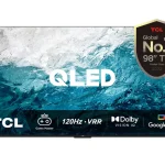 TCL 98 Inch QLED 4K Smart Tv Ultra HD, Google TV, 120Hz Game Accelerator, ONKYO Dolby Atmos and DTS with 3D sound 98C735