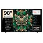 TCL 98 INCHES QD-Mini LED 4K HDR GOOGLE TV 98C6K