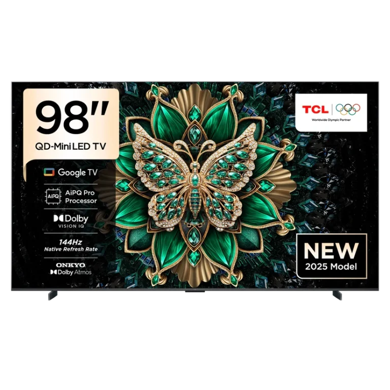 TCL 98 INCHES QD-Mini LED 4K HDR GOOGLE TV 98C6K