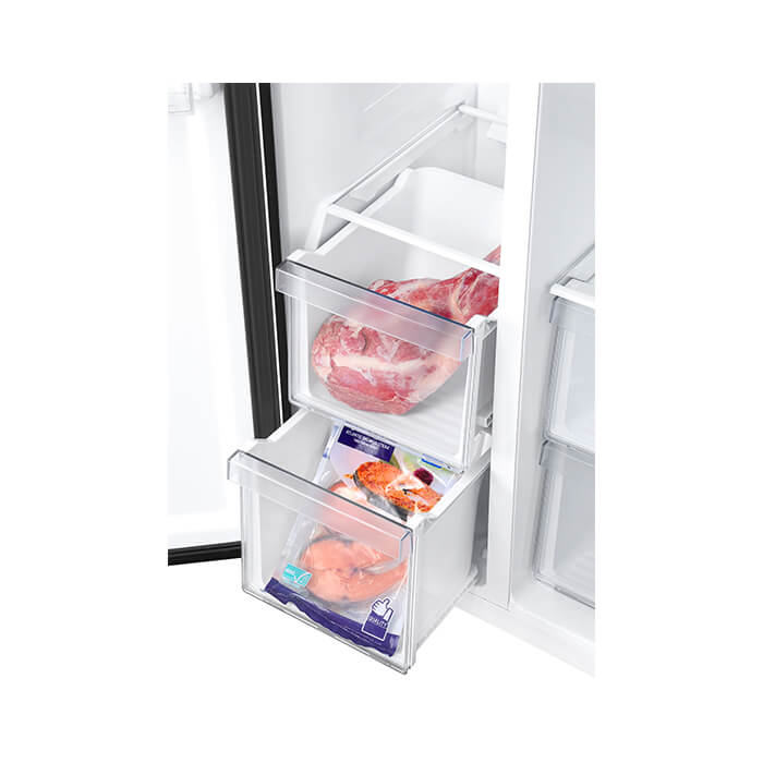 HRF-520IBS (510L) Refrigerator Black R6