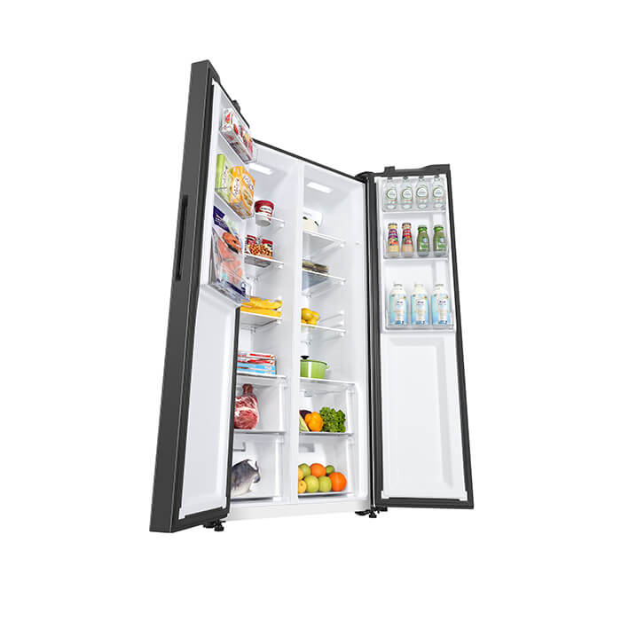 HRF-520IBS (510L) Refrigerator Black R6