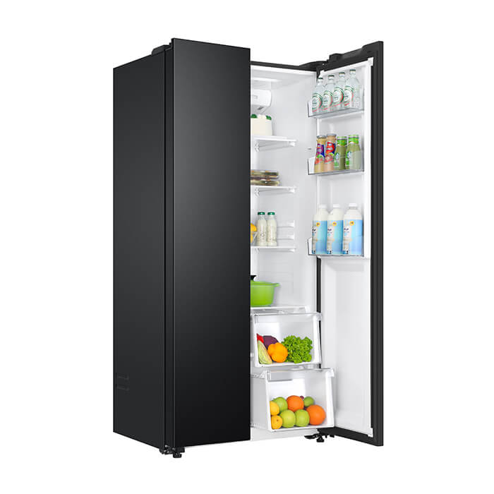 HRF-520IBS (510L) Refrigerator Black R6