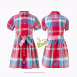 Polo Ralph Lauren Checkered Logo Embroidered Dress