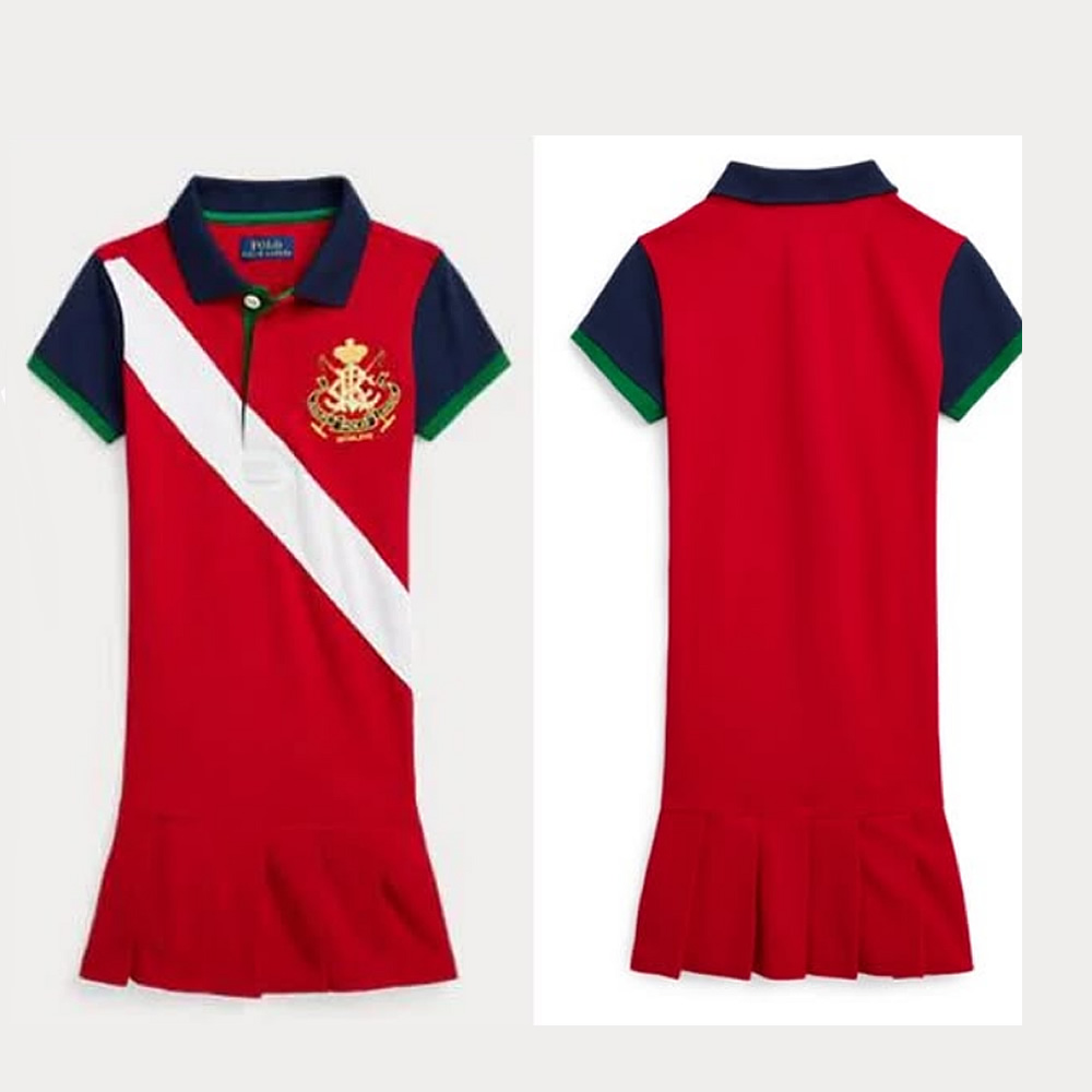 Stretch Cotton Polo Dress