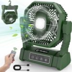 Camping Fan with LED Light