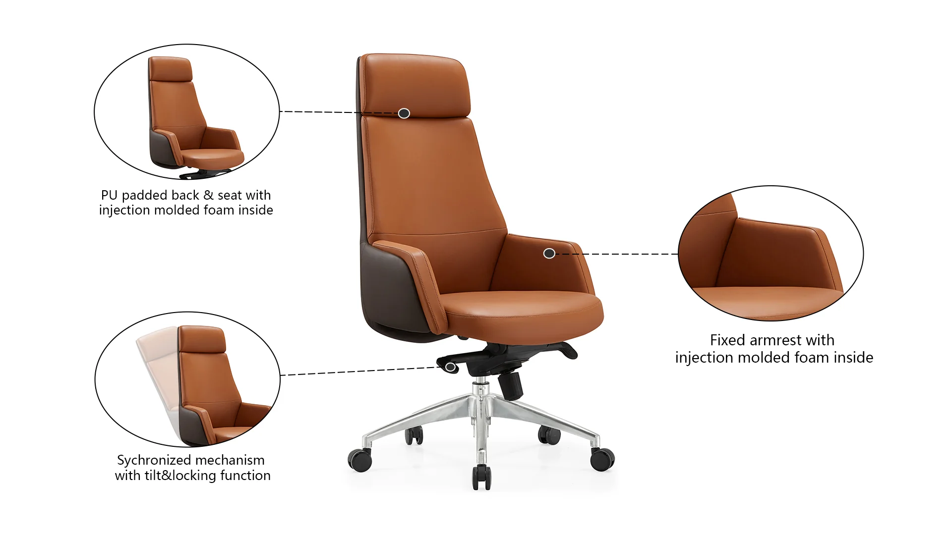 Executive Modern office swivel chair – A009