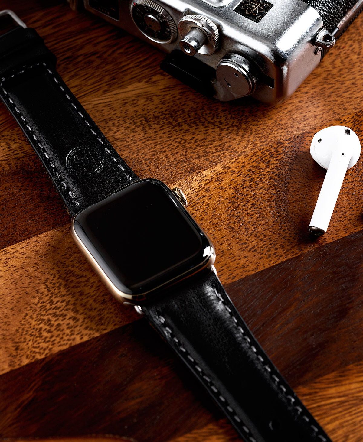 Apple Watch Leather Strap – Black