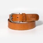 Leather Belt – Brown(Threaded)