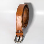 Leather Belt – Brown(Threaded)