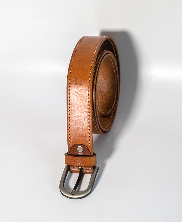 Leather Belt – Brown(Threaded)