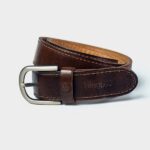 Leather Belt – Coffee (Threaded)