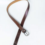 Leather Belt – Coffee (Threaded)