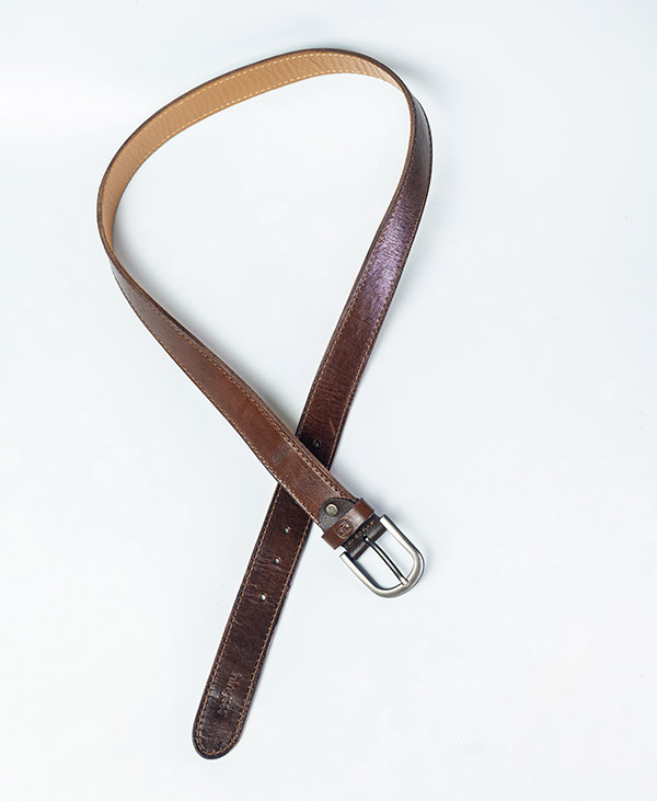 Leather Belt – Coffee (Threaded)
