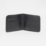Bifold Leather Wallet – Black