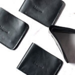 Bifold Leather Wallet – Black