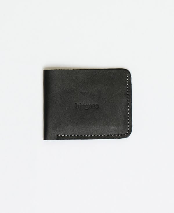 Bifold Leather Wallet – Black
