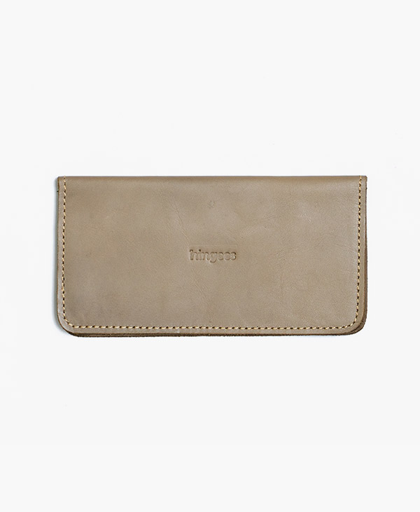 The Long Wallet – Silver Grey