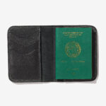 Leather Passport Holder – Black