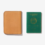 Leather Passport Holder – Brown