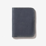 Leather Passport Holder – Navy