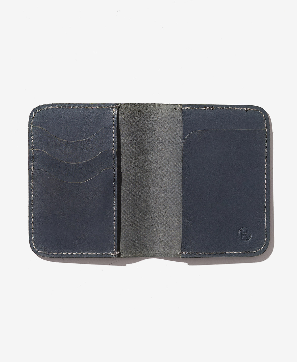 Leather Passport Holder – Navy