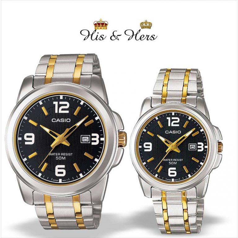 Casio His & Hers Two-Tone Stainless Steel Watch